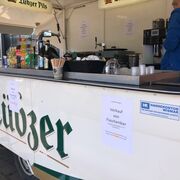 Pfingsten - unser Getränkewagen im Einsatz